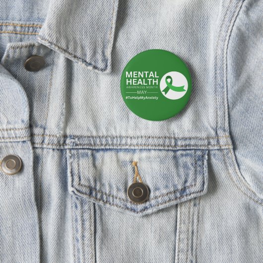 Monat der psychischen Gesundheit 2023 | Angst Button (Beispiel)