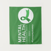 Monat der psychischen Gesundheit 2023 | Angst Wandteppich (Vorderseite)