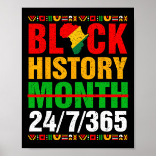 Monat der schwarzen Geschichte 247365 Afroamerikan Poster