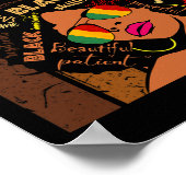 Monat der schwarzen Geschichte Afrikas Poster (Ecke)