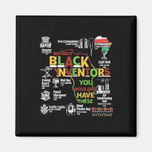 Monat der schwarzen Geschichte Afroamerikanische F Magnet