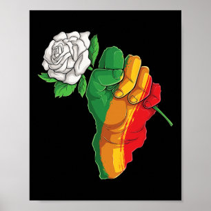 Monat der schwarzen Geschichte Afroamerikanischer Poster