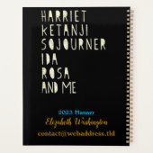 Monat der Schwarzen Geschichte, berühmte schwarze Planer (Rückseite)