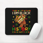 Monat der Schwarzen Geschichte Bin Schwarze Geschi Mousepad (Mit Mouse)