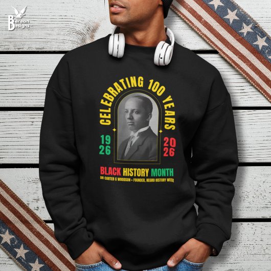 Monat der schwarzen Geschichte Centennial 100 Jahr Sweatshirt