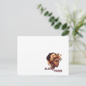 Monat der Schwarzen Geschichte Feiertagspostkarte (Stehend Vorderseite)