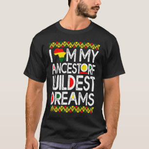 Monat der Schwarzen Geschichte Frauen Vorfahren W T-Shirt