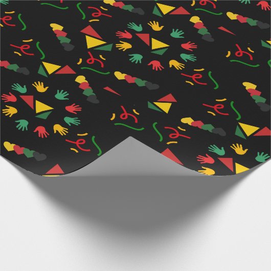 Monat der Schwarzen Geschichte Geschenkpapier (Ecke)