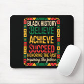 Monat der schwarzen Geschichte Glaube Erreiche Erf Mousepad (Mit Mouse)