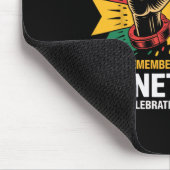 Monat der schwarzen Geschichte Glaube Erreiche Erf Mousepad (Ecke)