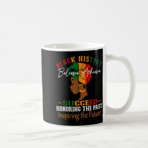 Monat der schwarzen Geschichte glauben erreichen e Kaffeetasse