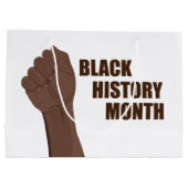 Monat der Schwarzen Geschichte Große Geschenktüte (Rückseite)