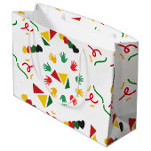 Monat der Schwarzen Geschichte Große Geschenktüte (Rückseite Schrägansicht)