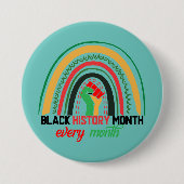 Monat der Schwarzen Geschichte, jedes Jahr patroot Button (Vorderseite)