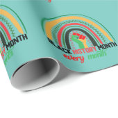 Monat der Schwarzen Geschichte, jedes Jahr patroot Geschenkpapier (Rolleneckpunkt)