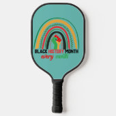 Monat der Schwarzen Geschichte, jedes Jahr patroot Pickleball Schläger (Rückseite)
