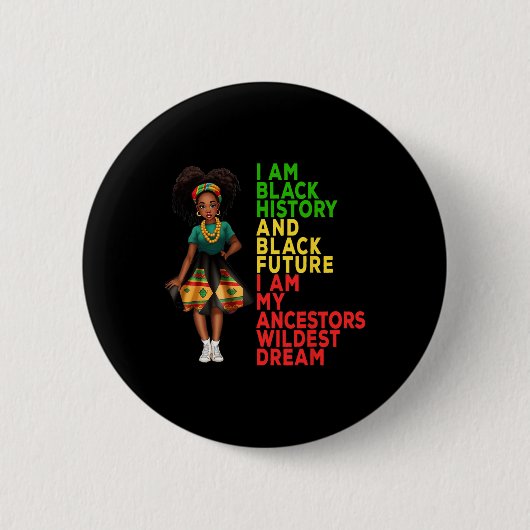 Monat der Schwarzen Geschichte Juneteenth Unabhäng Button (Vorderseite)