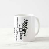 Monat der Schwarzen Geschichte Kaffeetasse (VorderseiteRechts)