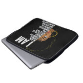 Monat der Schwarzen Geschichte Laptopschutzhülle (Vorne Knopf)