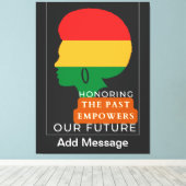 Monat der Schwarzen Geschichte Leinwanddruck (Insitu (Holzboden))