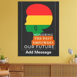 Monat der Schwarzen Geschichte Leinwanddruck