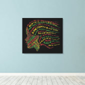 Monat der Schwarzen Geschichte Leinwanddruck (Insitu (Holzboden))