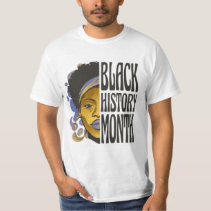 Monat der Schwarzen Geschichte - Melanin Frau T-Shirt