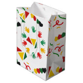 Monat der Schwarzen Geschichte Mittlere Geschenktüte (Rückseite Schrägansicht)