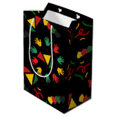 Monat der Schwarzen Geschichte Mittlere Geschenktüte (Rückseite Schrägansicht)