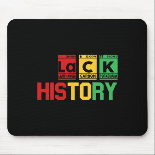 Monat der schwarzen Geschichte Periodic Element Ta Mousepad