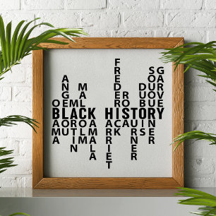 Monat der Schwarzen Geschichte Poster