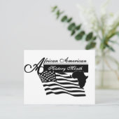 Monat der Schwarzen Geschichte Postkarte (Stehend Vorderseite)