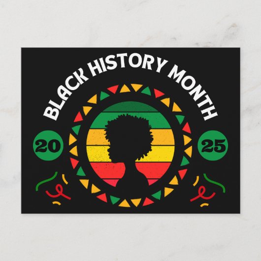 Monat der Schwarzen Geschichte Postkarte (Vorderseite)