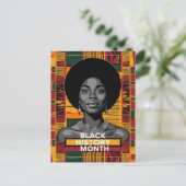 Monat der Schwarzen Geschichte Postkarte (Stehend Vorderseite)