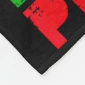 Monat der schwarzen Geschichte Prinz afrikanisches Fleecedecke (Ecke)