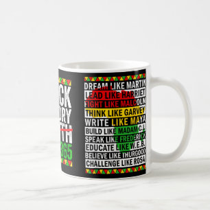 Monat der Schwarzen Geschichte Probleme der Schwar Kaffeetasse