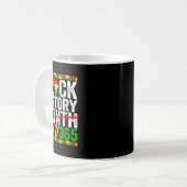 Monat der schwarzen Geschichte Probleme der schwar Kaffeetasse (Vorderseite Links)