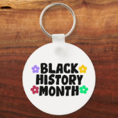 Monat der Schwarzen Geschichte Schlüsselanhänger (Vorderseite)