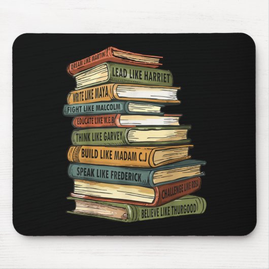 Monat der schwarzen Geschichte Schwarze Geschichte Mousepad (Vorne)