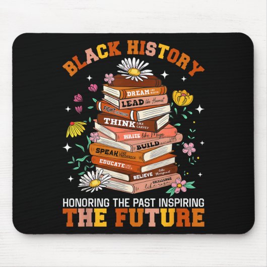 Monat der schwarzen Geschichte schwarzer afroameri Mousepad (Vorne)