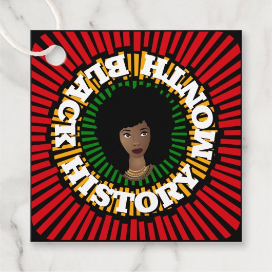 Monat der schwarzen Geschichte, Sonnenstrahlen, sc Geschenkanhänger (Vorderseite)