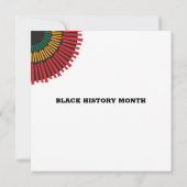 Monat der schwarzen Geschichte, Sonnenstrahlen, sc Karte (Rückseite)