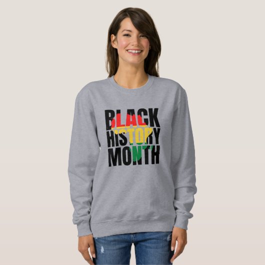 Monat der Schwarzen Geschichte Sweatshirt (Vorne ganz)