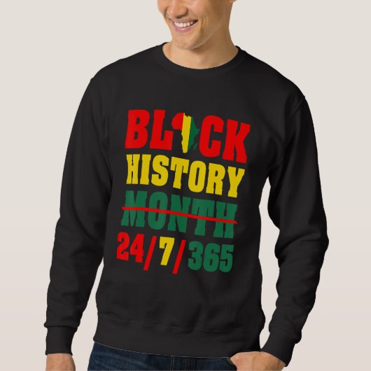 Monat der Schwarzen Geschichte Sweatshirt (Vorderseite)