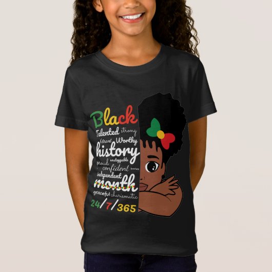 Monat der Schwarzen Geschichte T-Shirt (Vorderseite)