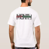 Monat der Schwarzen Geschichte T-Shirt (Rückseite)
