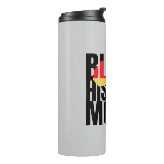 Monat der Schwarzen Geschichte Thermosbecher (Nach links gedreht)