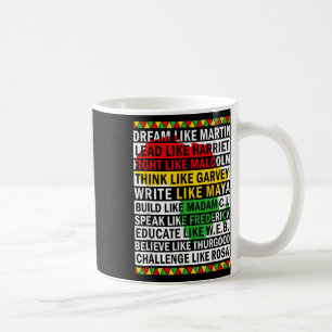 Monat der schwarzen Geschichte Träume wie afrikani Kaffeetasse