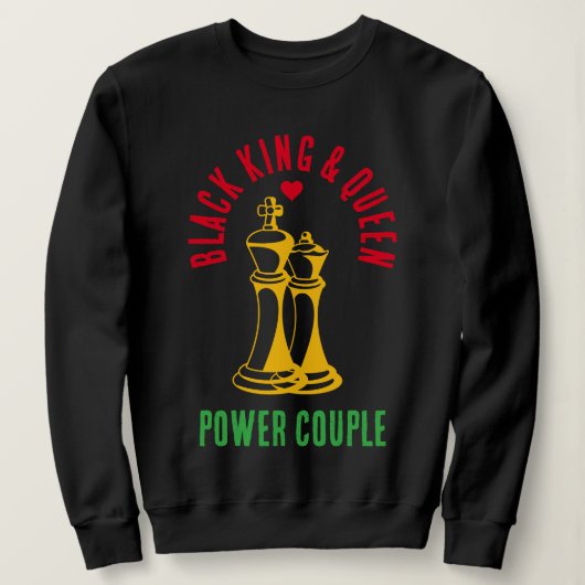 Monat der Schwarzen Geschichte VALENTINE Königin S Sweatshirt (Design vorne)