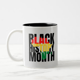 Monat der schwarzen Geschichte Zweifarbige Tasse